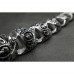 Heavy Silver Skull Bracelet TB80