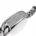 Classic Silver Rolo Chain with CZ TB179