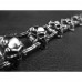 Heavy Silver Skull Bracelet TB177