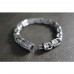 Black Silver Gothic Bracelet TB243