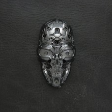 Silver Terminator Skull USB Electric Lighter LG4000
