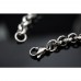 26.5" Black Silver Diamond Rolo Necklace / Chain TN100