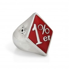 Silver Red 1% ER Ring TR155