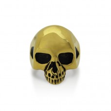Gold Skull Ring TR147