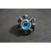 925 Sterling Silver Ring with Blue Eye Ball SR54