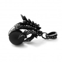 Dragon Claw Pendant with Austria Black Crystal TP33
