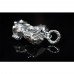 925 Sterling Silver V-Twin Engine Pendant  SP15